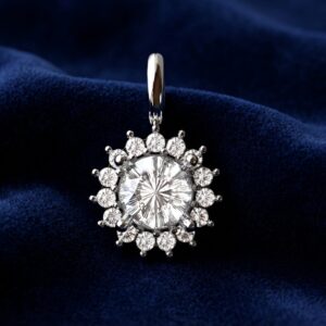 Moissanite Pendant – F6228
