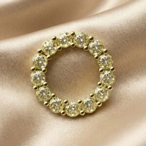 Moissanite Pendant – F7310