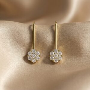 Moissanite Earrings – F6118