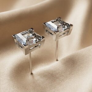 Moissanite Earrings – F6180