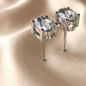 Moissanite Earrings – F6177
