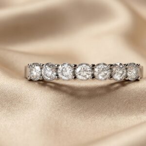 Moissanite Side Stone Ring – F5145