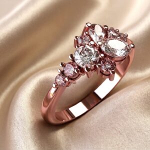 Fancy Side Stone Ring – F8099