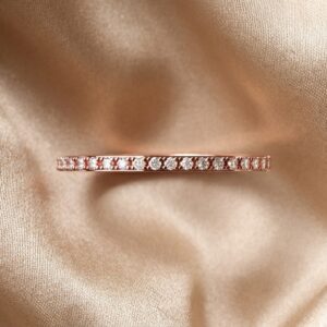 Moissanite Side Stone Ring – F1.2High